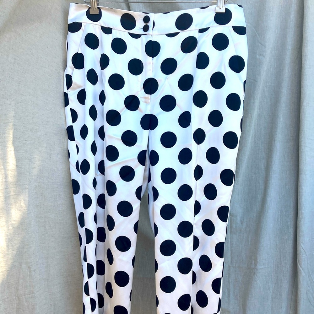 Dolce Gabbana capri silk pants NWT 50 14 XL - Picture 2 of 8